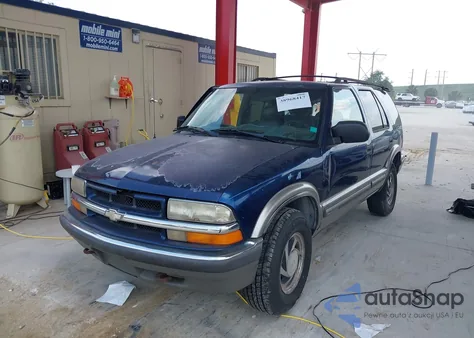 1999 Chevrolet Blazer Lt from USA, damaged, VIN 1GNDT13W8X2252356